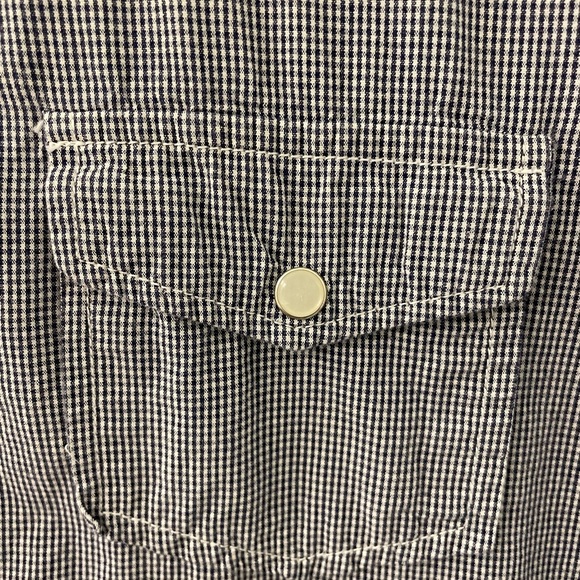 PD&C style button up shirt pearl style buttons size 10 - Picture 2 of 6